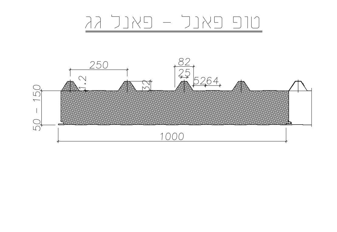 טופ פנל - תרשים התקנה